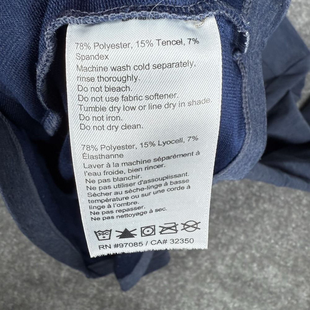 Outdoor‎ Research Henley Shirt Men's Large Blue Aberdeen Long Sleeve *Flaw* - Picture 4 of 8